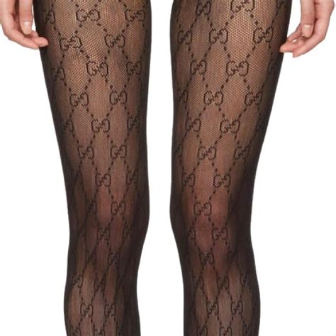 gucci black tighta|authentic gucci stockings.